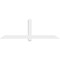 Ekena Millwork Eugene Architectural Grade PVC Gable Bracket, 72"W x 24"H x 2"D x 4"F, 8/12 Pitch GBP072X24X0204EUG00 - alternate 2